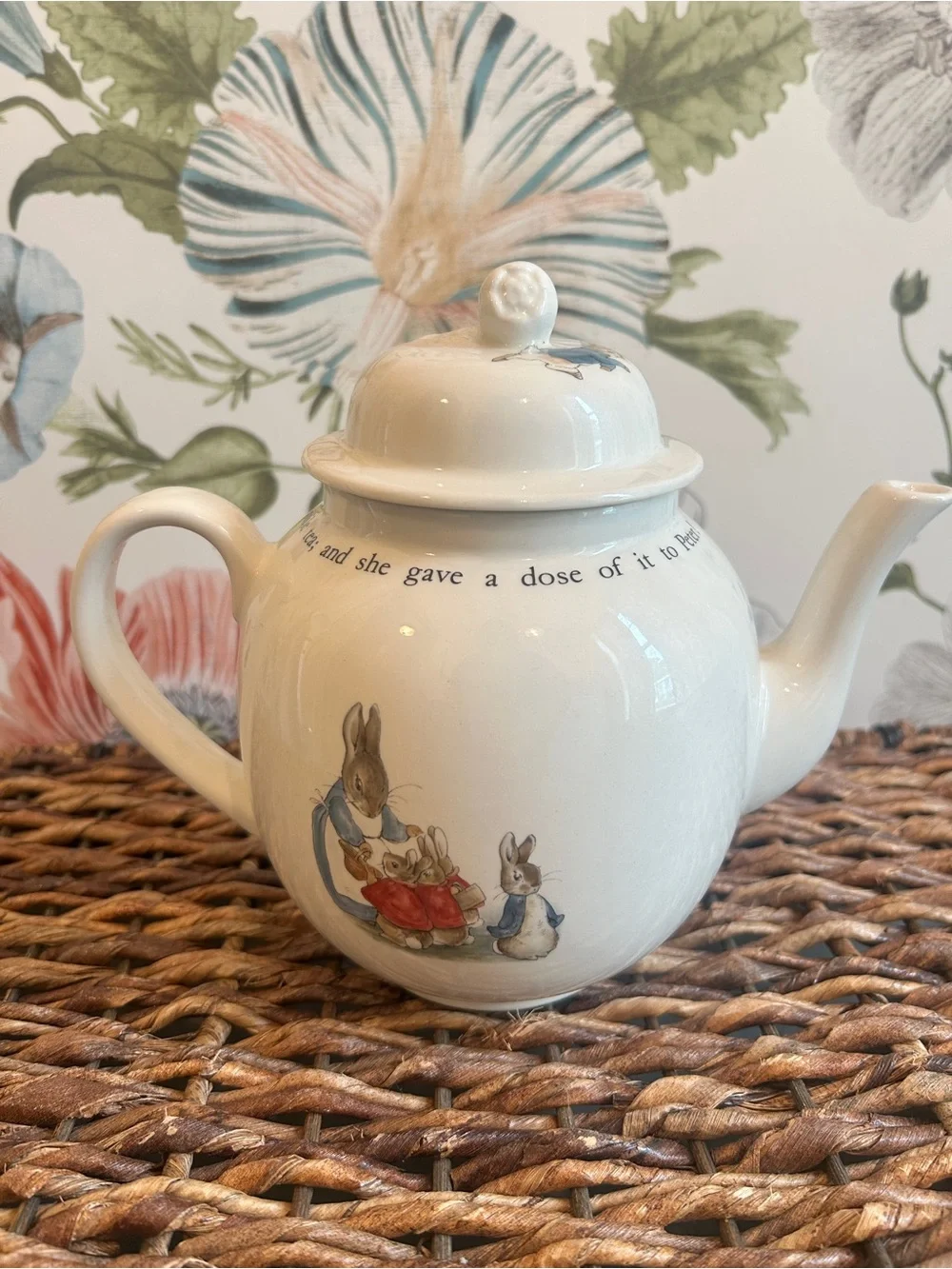 Wedgwood Peter Rabbit Teapot, Beatrix Potter Decor